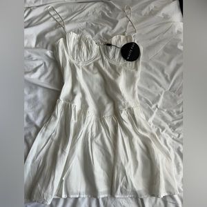 White fox dress